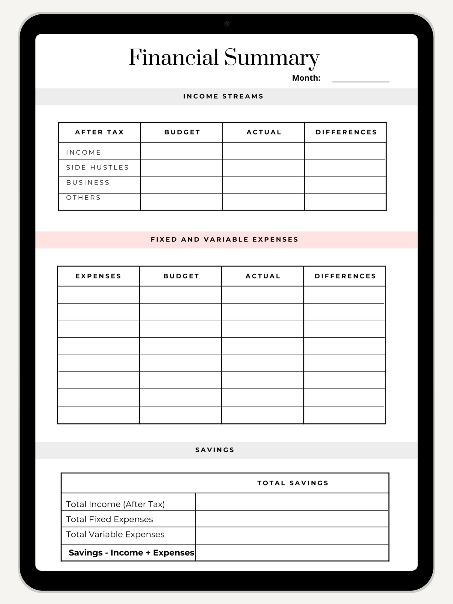 Get Ready With Historia | Digital Budget Planner - Finance Tracker