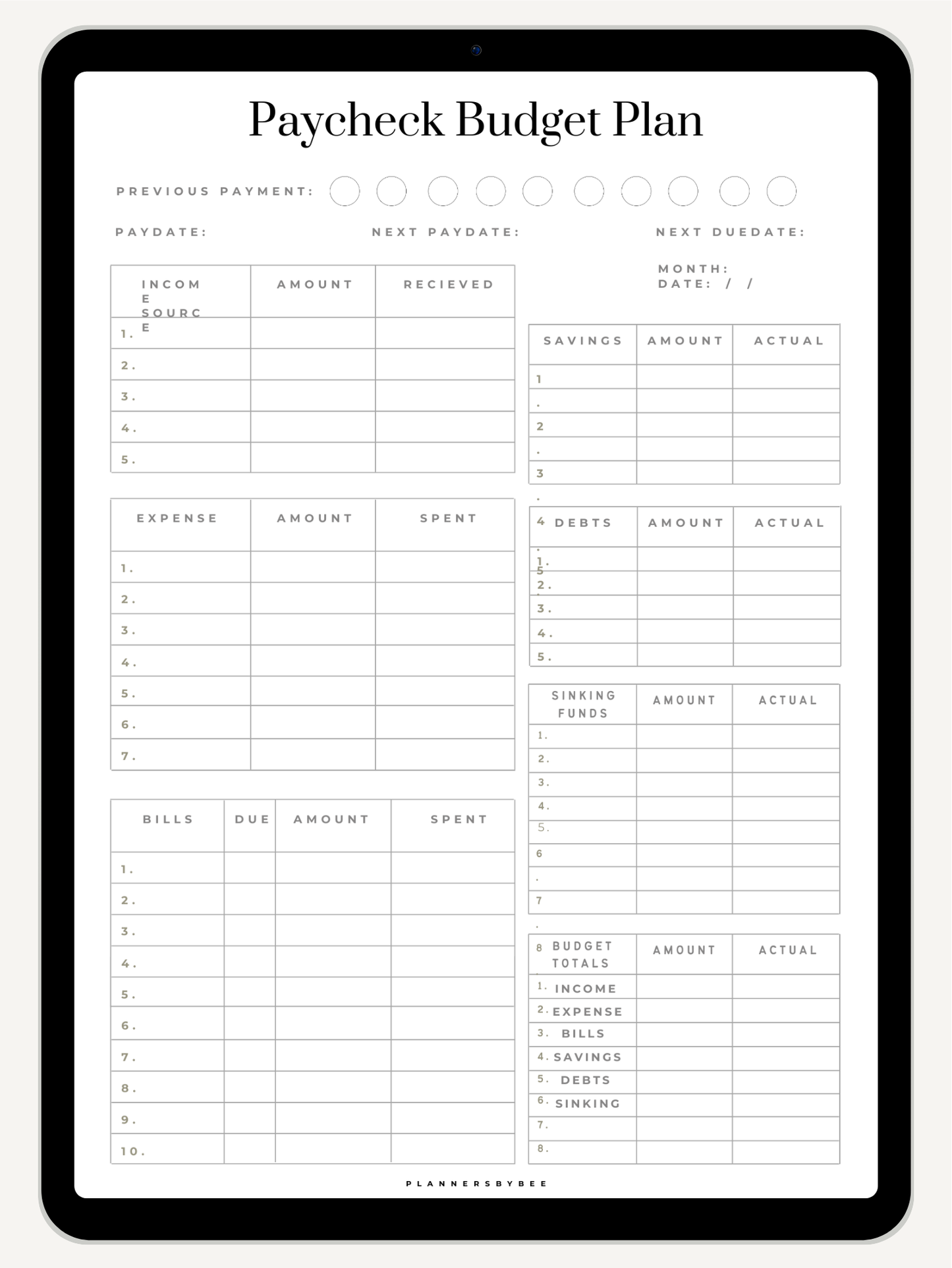 Get Ready With Historia | Digital Budget Planner - Finance Tracker