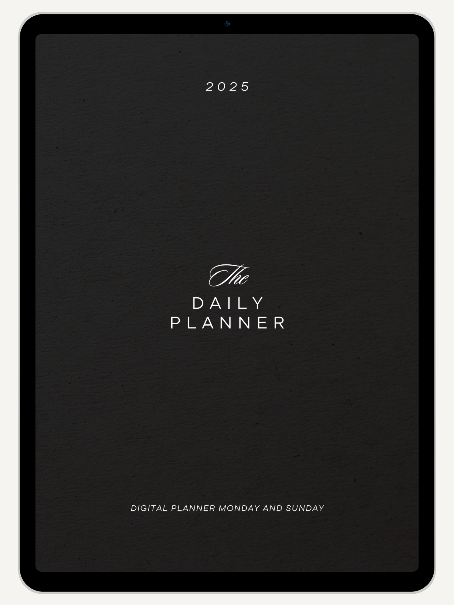 Get Ready With Historia | 2025 Digital Planner - Monday and Sunday