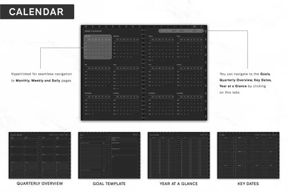 Get Ready With Historia | 2025 Digital Planner - Monday and Sunday