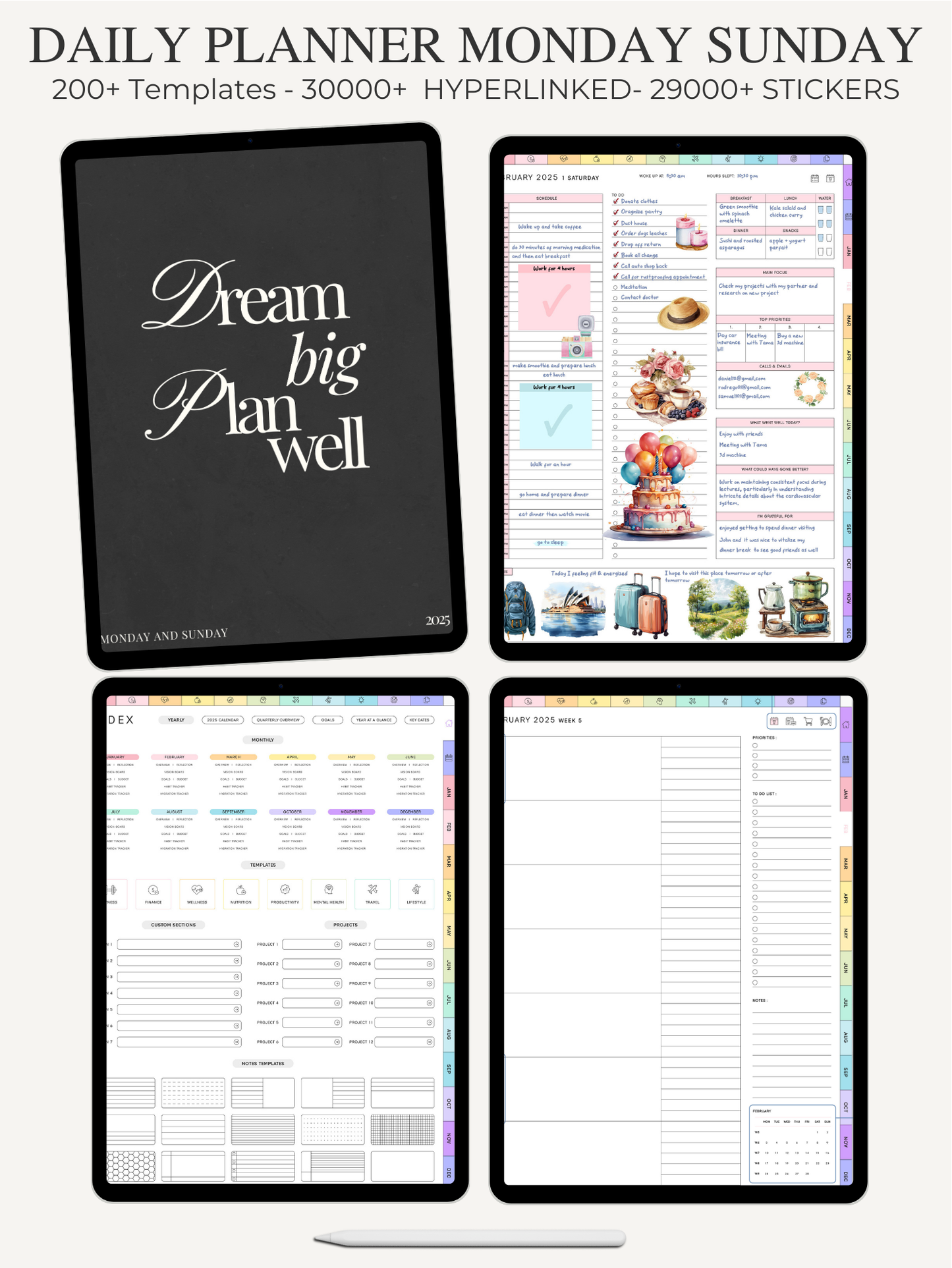 Get Ready With Historia | Dream Big Plan Well - 2025 Digital Planner