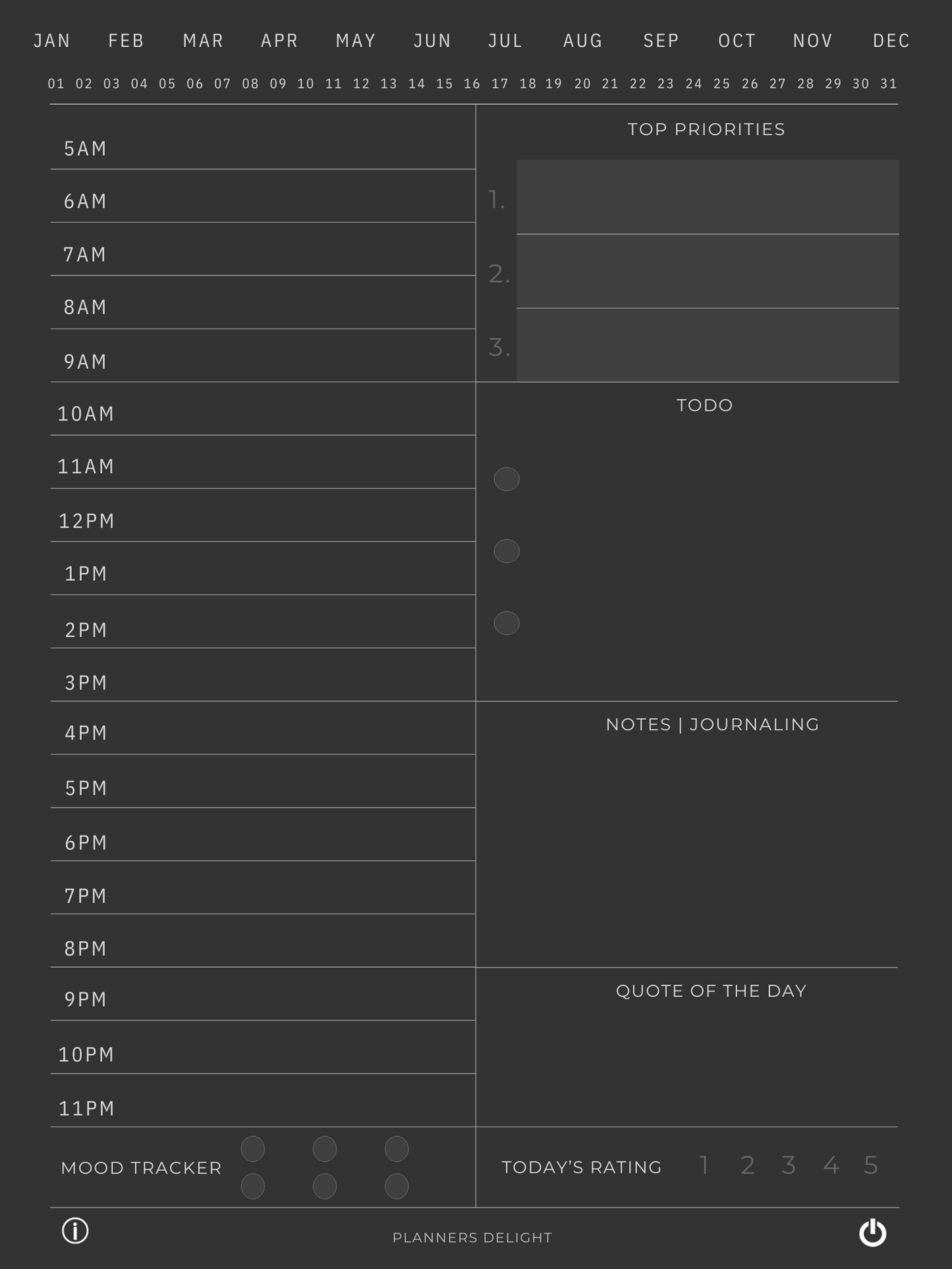 Get Ready With Historia | 365 Digital Daily Planner