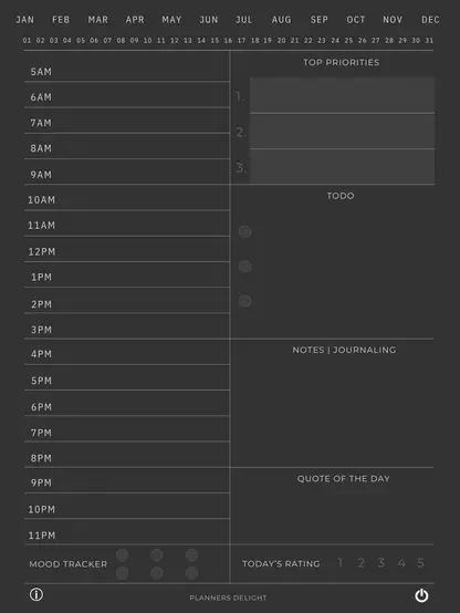 Get Ready With Historia | 365 Digital Daily Planner