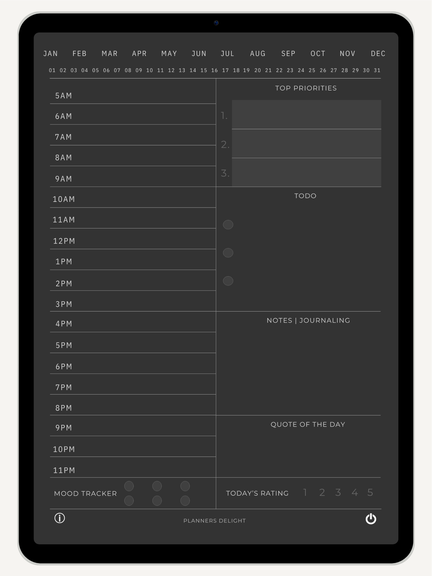 Get Ready With Historia | 365 Digital Daily Planner