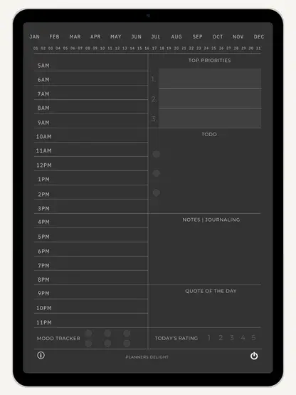 Get Ready With Historia | 365 Digital Daily Planner